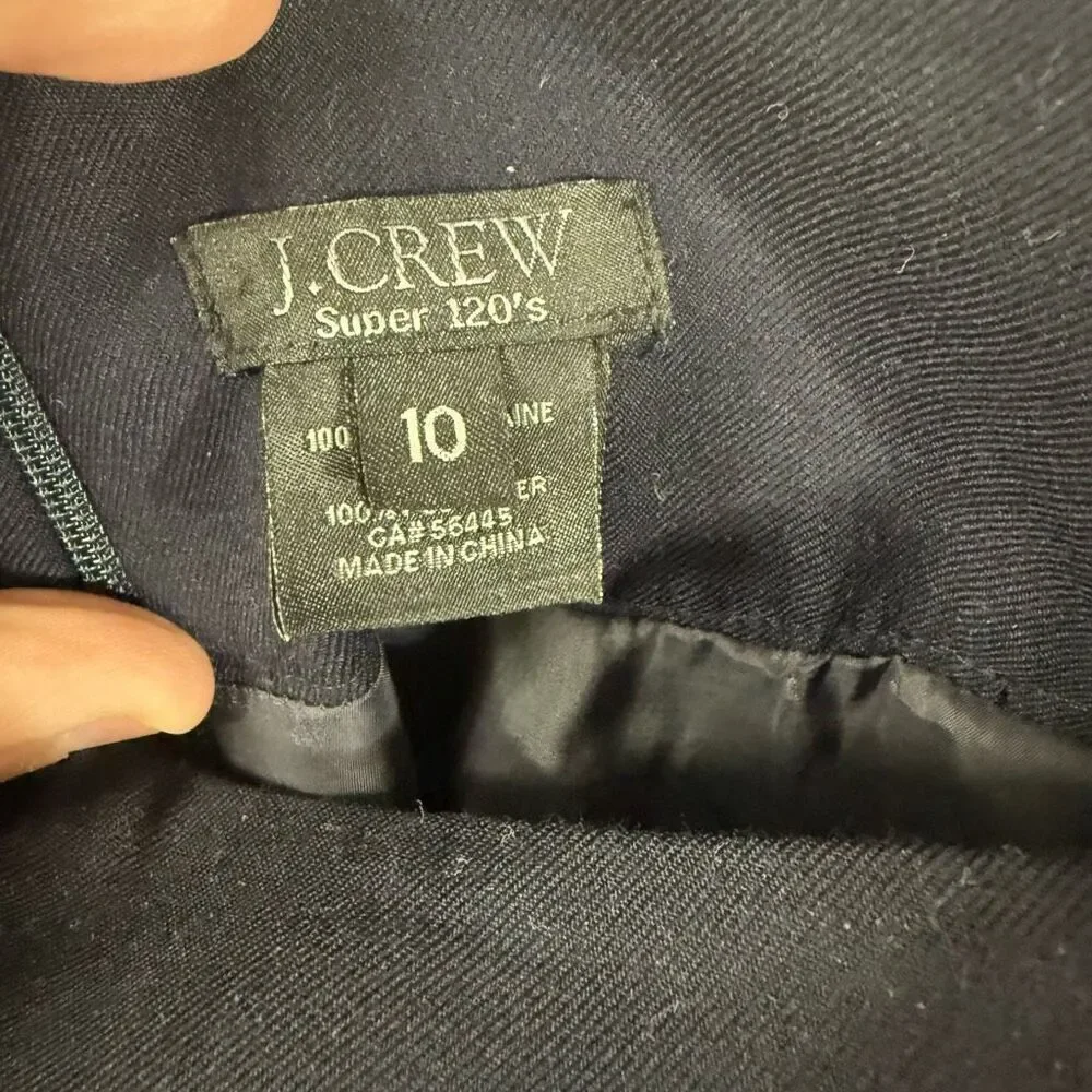 J. crew women’s size 10 fully lined midi pencil skirt‎ ￼